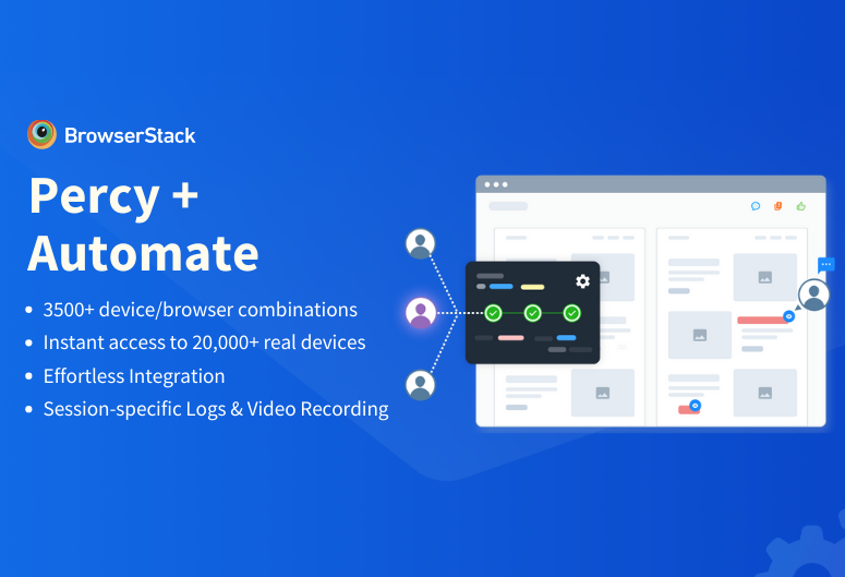 Introducing Percy on Automate: Integrate Functional and Visual Testing